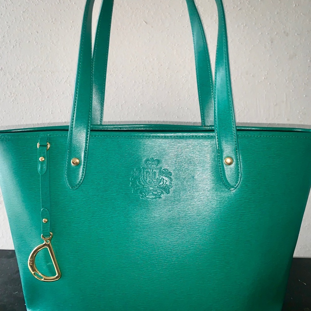 Ralph Lauren Large Green Tote